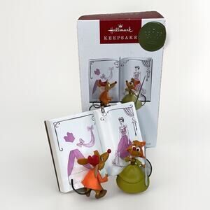 Hallmark Keepsake 2025 We Can Do It! Disney Cinderella Ornament Mice Jaq Book